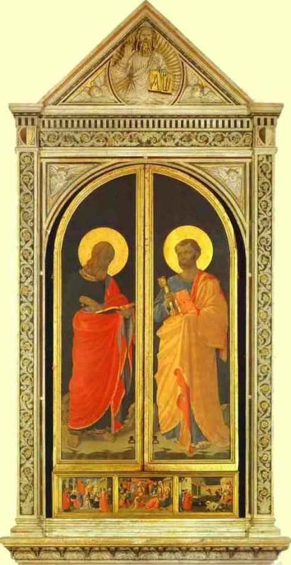linaiuoli tabernacle the evangelist mark and the apostle peter.jpg